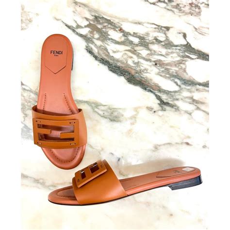 Fendi FF Baguette slides – sz 37 .